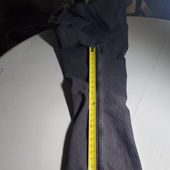 Levis Premium 70s High Flare in Washed Black Sz 27w Women's -shipping incl - Picture 14 of 16